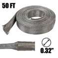 thumbnail image 4 of Electriduct 1/2" Tinned Copper Metal Braid Sleeving Flexible EMI RFI Shielding Wire Mesh (0.32" Diameter) - 50 Feet, 4 of 4