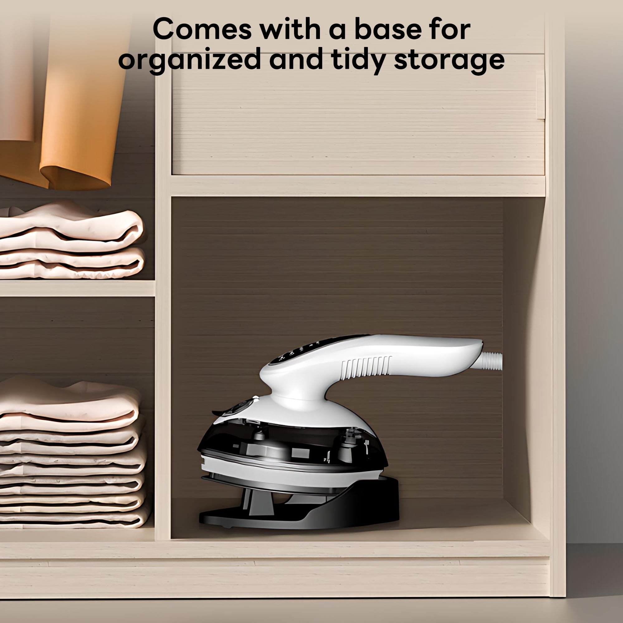 INSMART Steamer for Clothes,Portable Garment Steamer with 25s Fast Heat-Up,1100W Strong Penetrating Steam,120MLBig Capacity, for Home, Office & Travel Use,White
