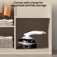 thumbnail image 5 of INSMART Steamer for Clothes,Portable Garment Steamer with 25s Fast Heat-Up,1100W Strong Penetrating Steam,120MLBig Capacity, for Home, Office & Travel Use,White, 5 of 7
