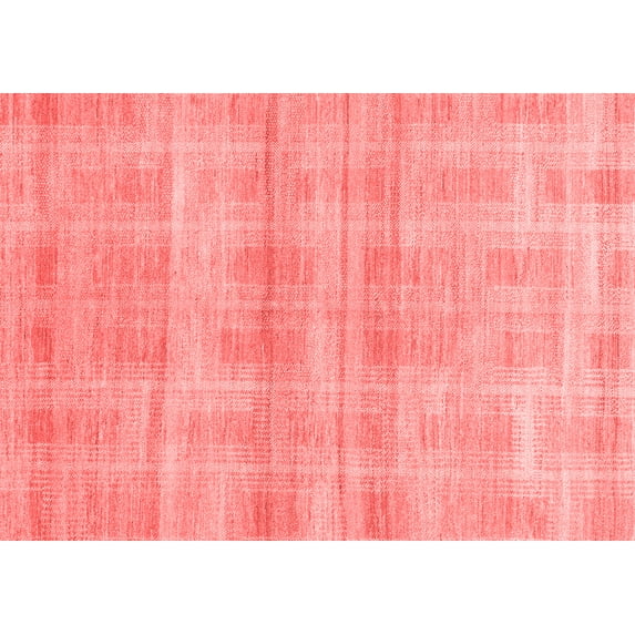 Ahgly Company Indoor Rectangle Abstract Red Modern Area Rugs, 7' x 9'