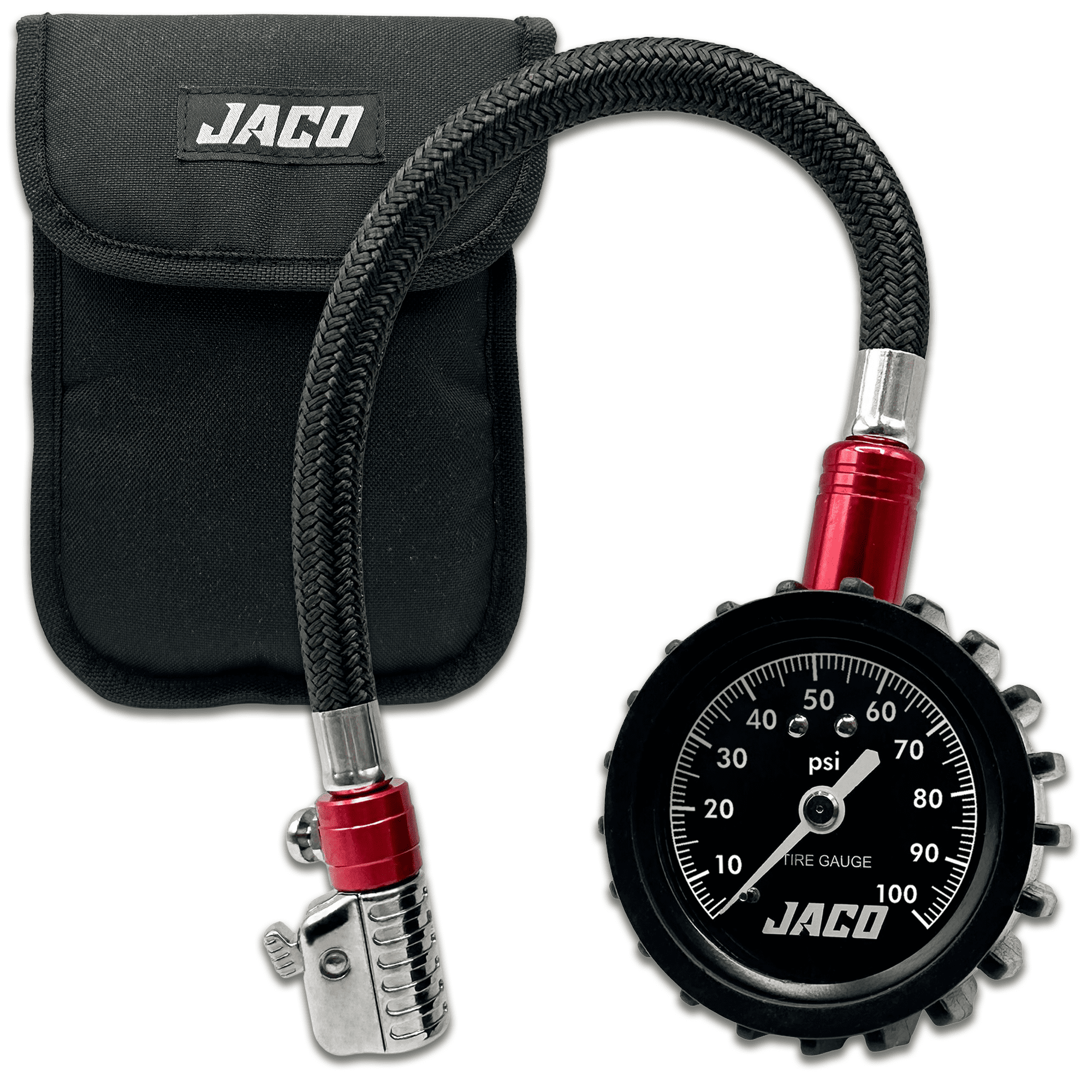 JACO ElitePro-X Tire Pressure Gauge with Lightning Chuck