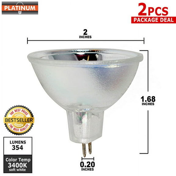 PLATINUM EJA 150w 21v MR16 light bulb x 2 pcs