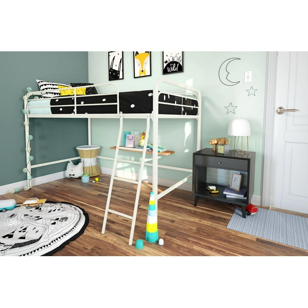 DHP Junior Loft Bed, Twin, Multiple Colors