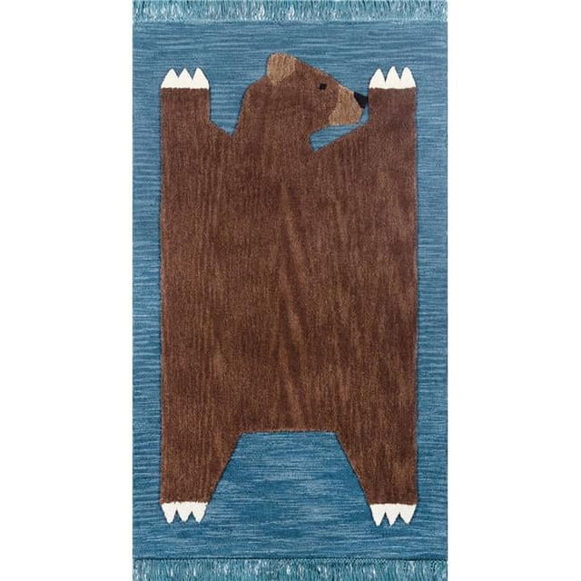 Novogratz ATTICATC-4NVY4060 4 x 6 ft. Attic-4 Rectangle Rug - Navy