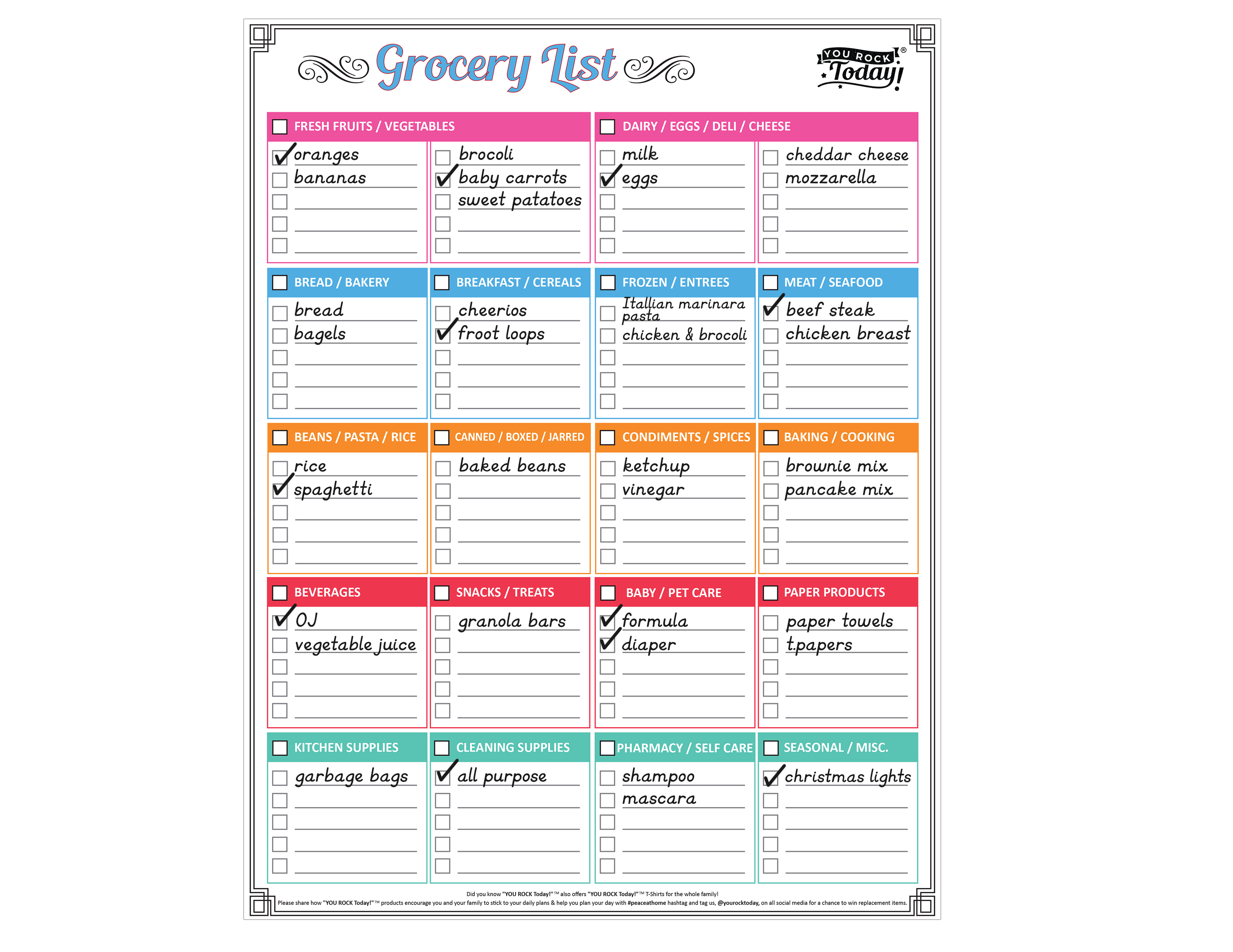 Dry Erase Magnetic Monthly Calendar 17” x 13” and Grocery List – Strong Magnet Backing + 8 Free Fine Tip Magnetic Markers & Large Eraser – Whiteboard Planner Fridge Calendar for Home, Office & School… - image 2 of 9