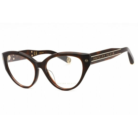 Philipp Plein VPP052M 0752 Women's Shiny Dark Havana Eyeglasses