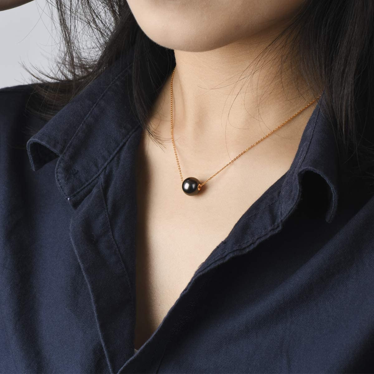 Pearl Necklace Tahitian Pearl Pendant 