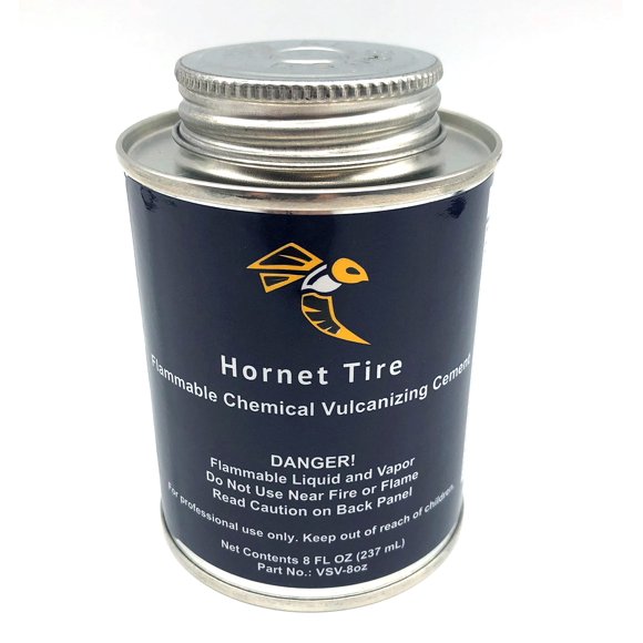 Cemento vulcanizante para reparación de llantas Hornet Tire 237 ml con brocha