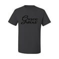 thumbnail image 2 of Wild Bobby Grace Wins Script Inspirational/Christian Men Graphic Tee, Charcoal, Small, 2 of 5