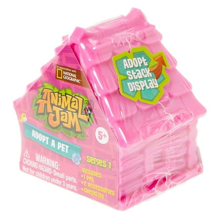 Animal Jam Adopt A Pet Series 1 Blind Bag House (Random Pet/Color
