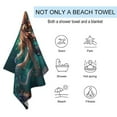 thumbnail image 3 of Colorful Octopus Oversized -Washed Lightweight Quick Dry Beach Towels - 32"x63", 3 of 7