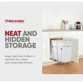 thumbnail image 6 of Rev-A-Shelf RV-15KD-11C S Double 27 Quart Pullout Waste Containers, White, 6 of 11