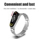 thumbnail image 1 of correas de reloj de metal Pulseras de repuesto compatibles con Band 7 Correas de metal Correas de acero inoxidable impermeables Fácil de instalar con herramienta ANGGREK Otros, 1 of 8
