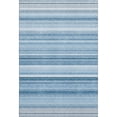 thumbnail image 2 of Addison Rugs Mayfield Washable Transitional Stripes Blue Rectangle Rug, 2'6" x 3'10", 2 of 5