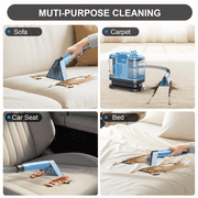 VACFORE Carpet Cleaner Machine - Upholstery, Portable Spot and Stain Cleaner, Deep Cleaning for Pet Stain, Couch, Stair, Car Seat, Mattress and Carpet