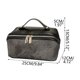 thumbnail image 2 of Uuiauoio PU Leather Travel Makeup Bag, Large Capacity Cosmetic Bag for Women, Waterproof Portable Pouch with Divider, Toiletry Organizer with Handle, 2 of 6