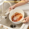 thumbnail image 6 of Nonstick Stock Pot with Lid, 4.5QT Stockpot Pasta Cooking Pot , Granite Casserole Soup Pot, Non Stick Stew Pot Cookware for Stews, Soups, Compatible with All Stovetops（White), 6 of 8
