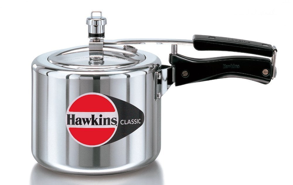 Hawkins Classic Aluminum New Improved Pressure Cooker, 3-Liter