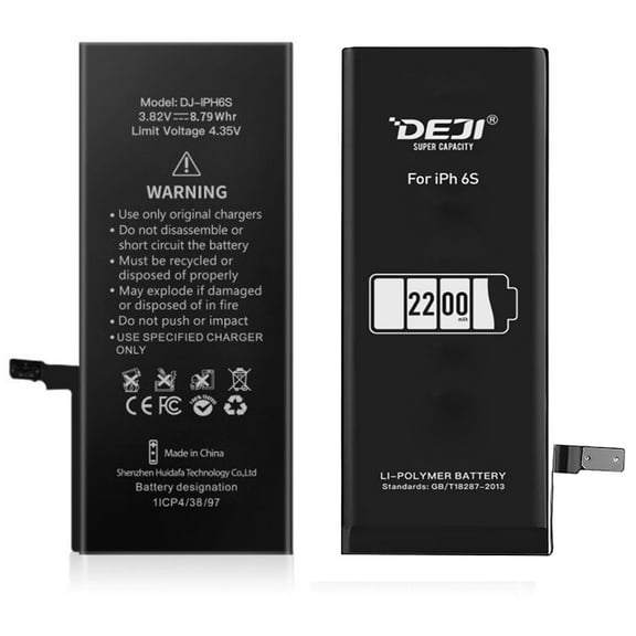 DEJI For iPhone 6s Battery 2510mAh Replacement Battery With tools