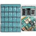 thumbnail image 2 of 25 Clear Pockets Classroom Pocket Chart For Teacher Cell Phones Holder Door Hang, 2 of 7