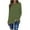 Army Green, variant on Fuzzy Tops for Women Plus Size Solid Long Sleeve Loose Thermal Fleece Crewneck Sweatshirts Green