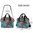 thumbnail image 4 of joogoo Basketball-a1 Insulated Lunch Bags Reusable Cooler Box with Shoulder Strap, 4 of 6