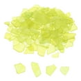 thumbnail image 1 of 500 g de vidrio triturado de playa, piezas de vidrio marino, relleno de jarrón a granel verde, 1 of 7