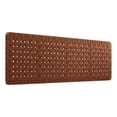 thumbnail image 1 of Pemberly Row Weave Wall-Mount Vegan Leather King Headboard in Walnut Brown, 1 of 7