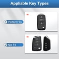 thumbnail image 2 of Key Fob Cover Compatible with Fit for Volkswagen Jetta Golf Polo MK7 Passat Beetle Soft TPU Remote Key Shell Case Keychain Case Holder Protector, 2 of 5