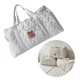 thumbnail image 2 of Upgrades Mom Diaper Bag Waterproof Handbag Versatile Baby Gear Organize Bag Cotton Bag for Travel & Daily Outings, 2 of 4