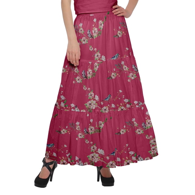 Moomaya Moomaya Jupe Évasée Imprimée pour Filles Taille TP-5X, Imprimée, 1 Jupe