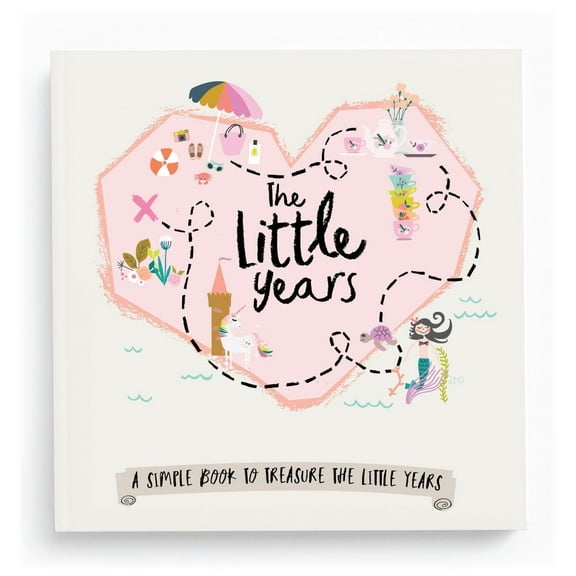 Lucy Darling "The Little Years" Baby Memory Keepsake Book - First 6 Years Toddler Girl