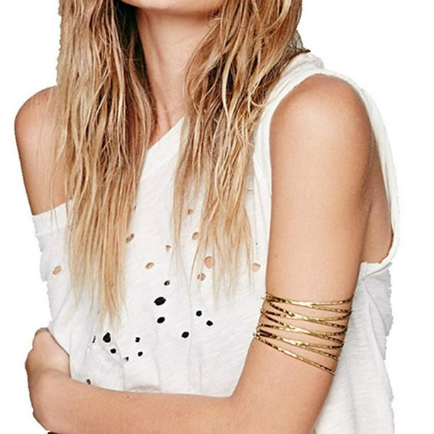 para Mujeres Girls Abra Brazalete Brazalete Brazalete Simple Ajustable Brazalete Armband Set , De Oro F dorada Salvador Brazalete Brazo