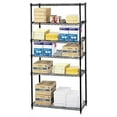 thumbnail image 2 of 18" Deep x 24" Wide x 63" High 6 Tier Black Starter Shelving Unit, 2 of 5