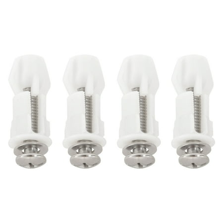 

Toilet Hinges Screws WC Hole Fixing Easy Installation 8 Pack