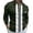 A-Army Green479, variant on Mens Polo Shirts Central Vertical Color Block Panels Shirts Half Zip Neck Side Pocket Relaxed Fit Tops