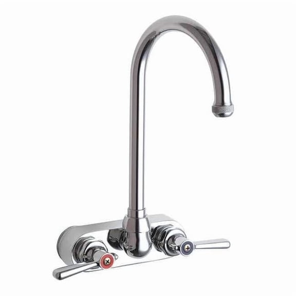 Chicago Faucets 521-GN2AE1ABCP Hot and Cold Water Sink Faucet , Polished Chrome