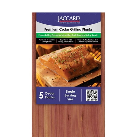 UPC 753392014093 product image for Jaccard Premium Cedar Small Grilling Plank Set (Set of 5) | upcitemdb.com