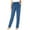 Sky Blue, variant on Tnhcen Women's Casual Stretchy Straight Leg Pants with Elastic Waist & Pockets - Soft Basic Basic Straight-Leg Trousers Plus Size (S-5XL)