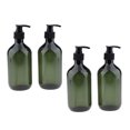 thumbnail image 1 of 2x 2 botellas vacías recargables de 500 ml de 16 onzas / dispensadores de maquillaje cosmético para jabón , lociones, champús y acondicionadore, 1 of 9