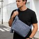 thumbnail image 5 of Bolso bandolera acolchado de nailon para mujer – Bolso cruzado de color liso para ir al trabajo, bolso pequeño de gran capacidad para guardar artículos esenciales diarios., 5 of 6