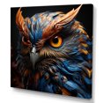 thumbnail image 2 of Designart "Portrait Of Wise Owls II" Animals Owl Canvas Wall Art, 2 of 7