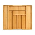 thumbnail image 2 of Washranp Bamboo Expandable Drawer Organizer Utensils Holder,Adjustable Cutlery Tray Wood Drawer Dividers Organizer for Kitchen Flatware, 2 of 7