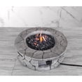 thumbnail image 2 of Direct Wicker 9'' x 28'' Fiber Reinforced Concrete Outdoor Fire Pit(Stone Gray), 2 of 5