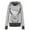 Gray, variant on Women's Fleece Zip Up Maternity Kangaroo Baby Hoodie Sweatshirt Jacket Gray M