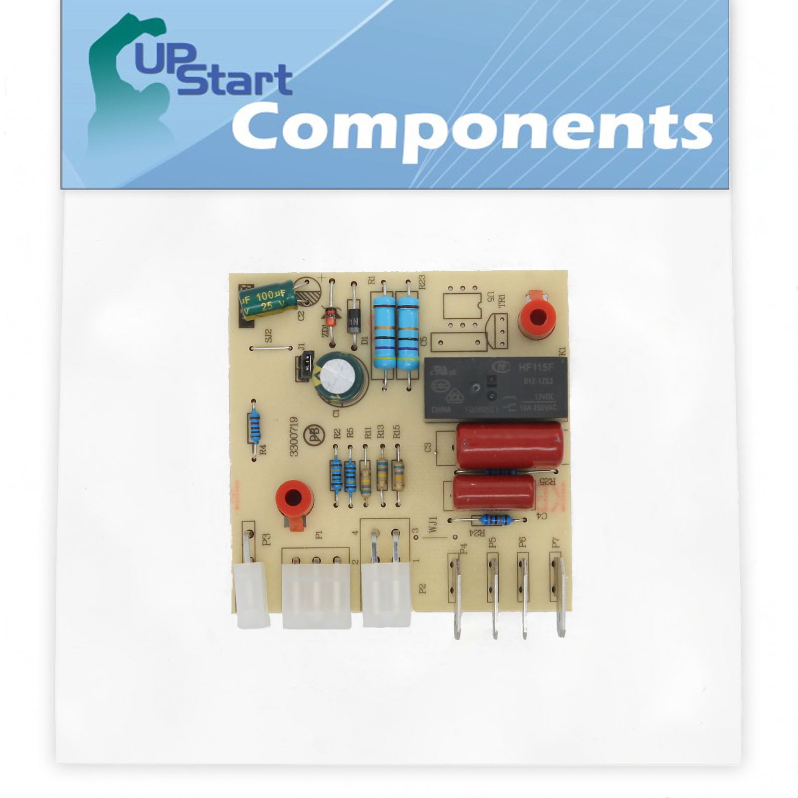 UpStart Components Brand Compatible with WPW10366605 Control Board W10366605 Defrost Control Board Replacement for Maytag MSD2542VEW00 Refrigerator 