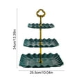 thumbnail image 3 of Lilixerw 3 Tier Cake Stand Wedding,Square Dessert Fruit Refreshment Cupcake Stand for Tea Party Serving Platter, 3 of 6