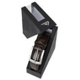 thumbnail image 3 of Sportoli Mens Belt Classic Stitched Genuine Leather Dress Belts - Black & More Colors, 3 of 3