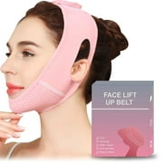 Double Chin Reducer Chin Strap Advanced V-Line Facial Slimming Strap for Men & Women Contour Tightening & Firming Bandage Face Slimmer & Shaper