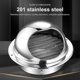 thumbnail image 3 of Ventilation Cover Thickened Easy Installation Long Durability Stainless Steel Round Bull Nosed Extractor Wall Vent Outlet for Home Office Restaurant Q, 3 of 4